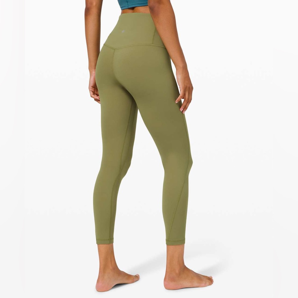Lululemon Unlimited HR Tight 25” - Bronze Green